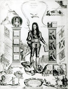 El emblema de Inglaterra, octubre 1690 de English School